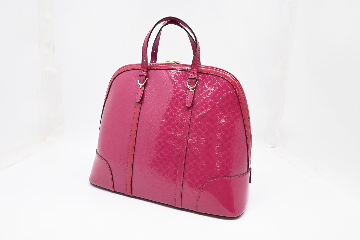 Gucci Nice Dome in Pink Microguccissima Leather