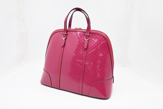 Gucci Nice Dome in Pink Microguccissima Leather
