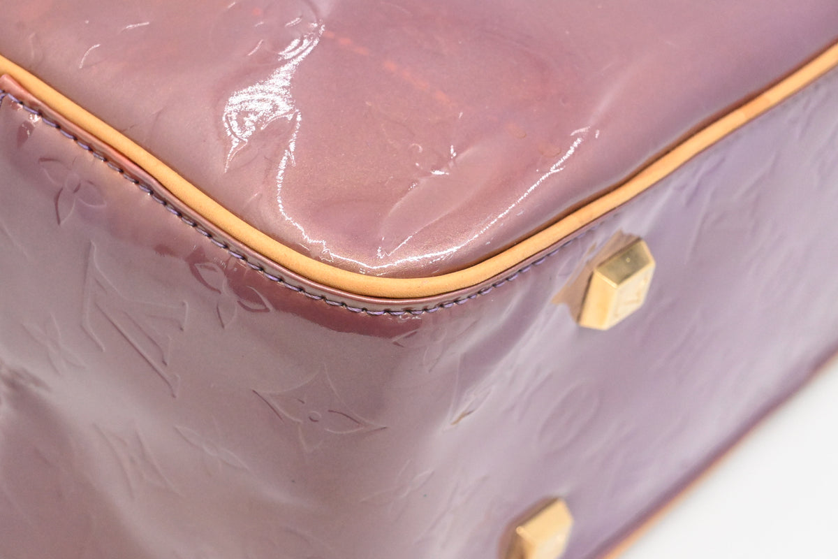 Louis Vuitton Sutton in Purple Vernis Leather