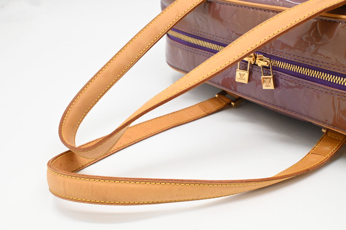 Louis Vuitton Sutton in Purple Vernis Leather