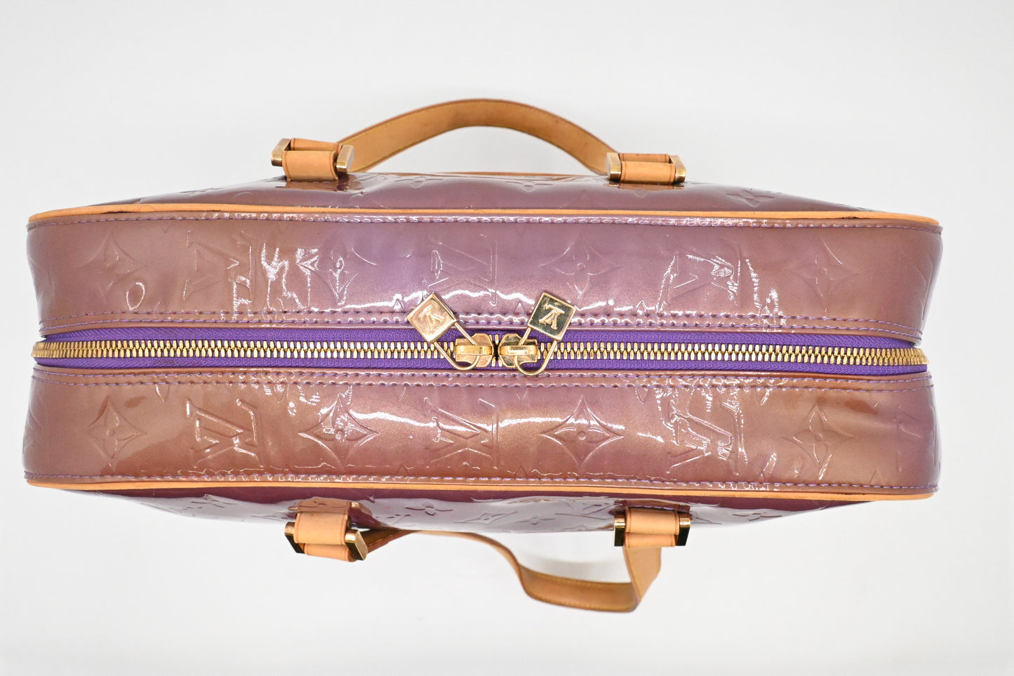Louis Vuitton Sutton in Purple Vernis Leather