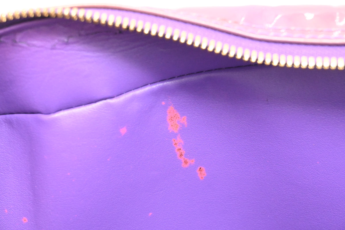 Louis Vuitton Sutton in Purple Vernis Leather