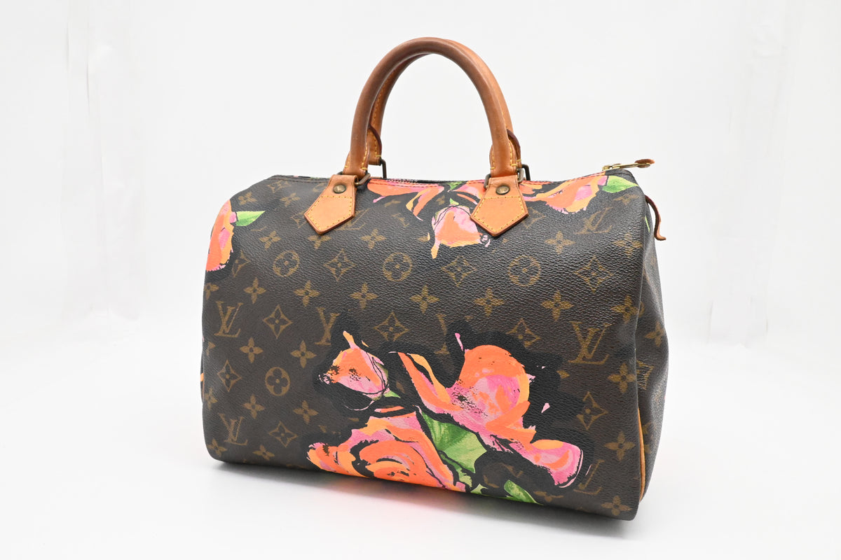 Louis Vuitton x Stephen Sprouse Speedy 30 in Roses Monogram Canvas