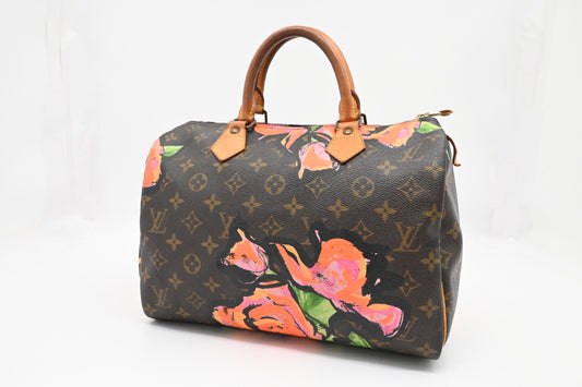 Louis Vuitton x Stephen Sprouse Speedy 30 in Roses Monogram Canvas