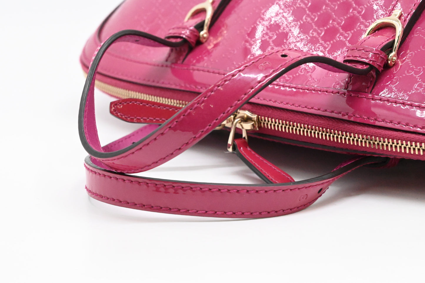 Gucci Nice Dome in Pink Microguccissima Leather