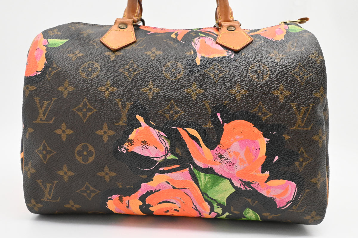 Louis Vuitton x Stephen Sprouse Speedy 30 in Roses Monogram Canvas