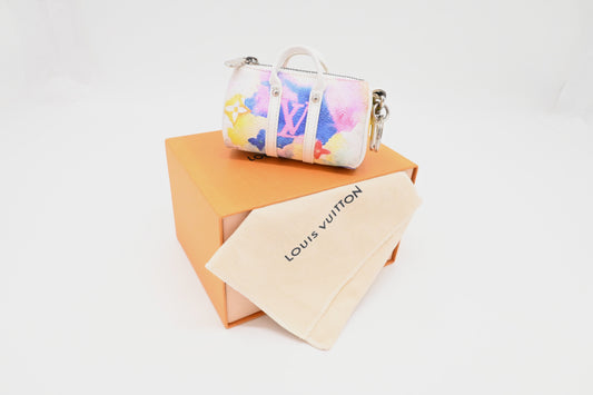 Louis Vuitton Mini Keepall Water Color Bag Charm