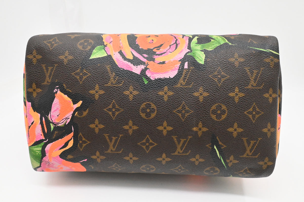 Louis Vuitton x Stephen Sprouse Speedy 30 in Roses Monogram Canvas