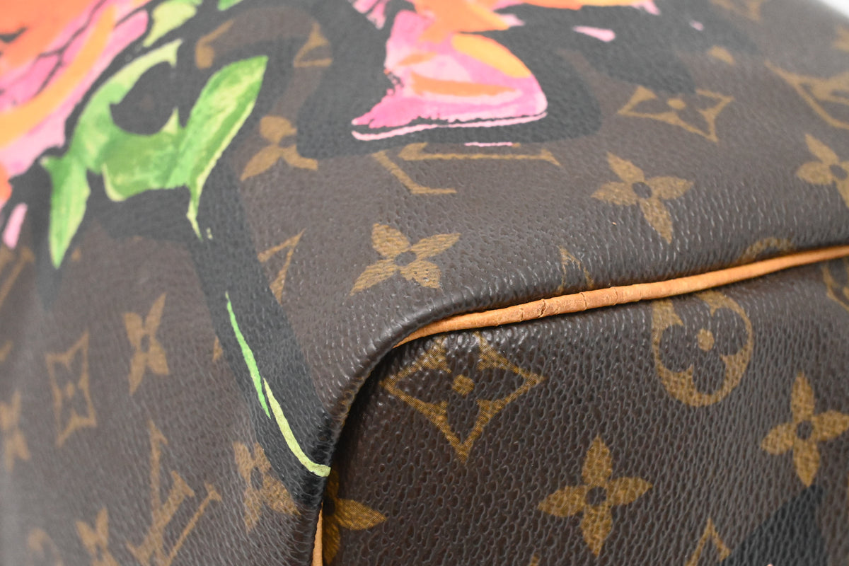 Louis Vuitton x Stephen Sprouse Speedy 30 in Roses Monogram Canvas