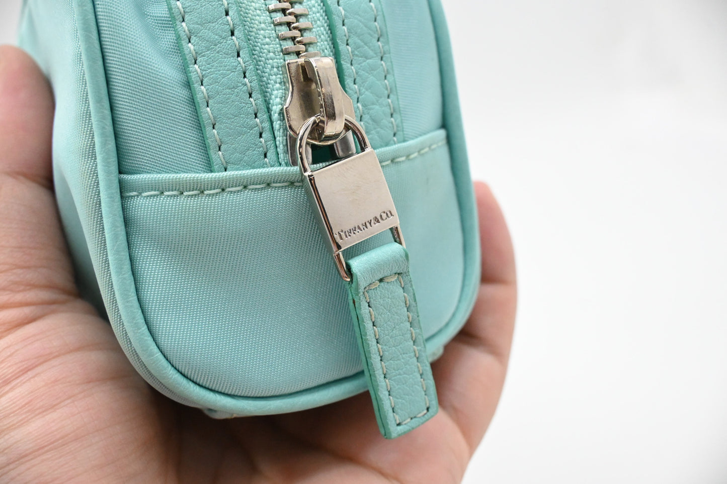Tiffany & Co. Pouch in Tiffany Blue Nylon