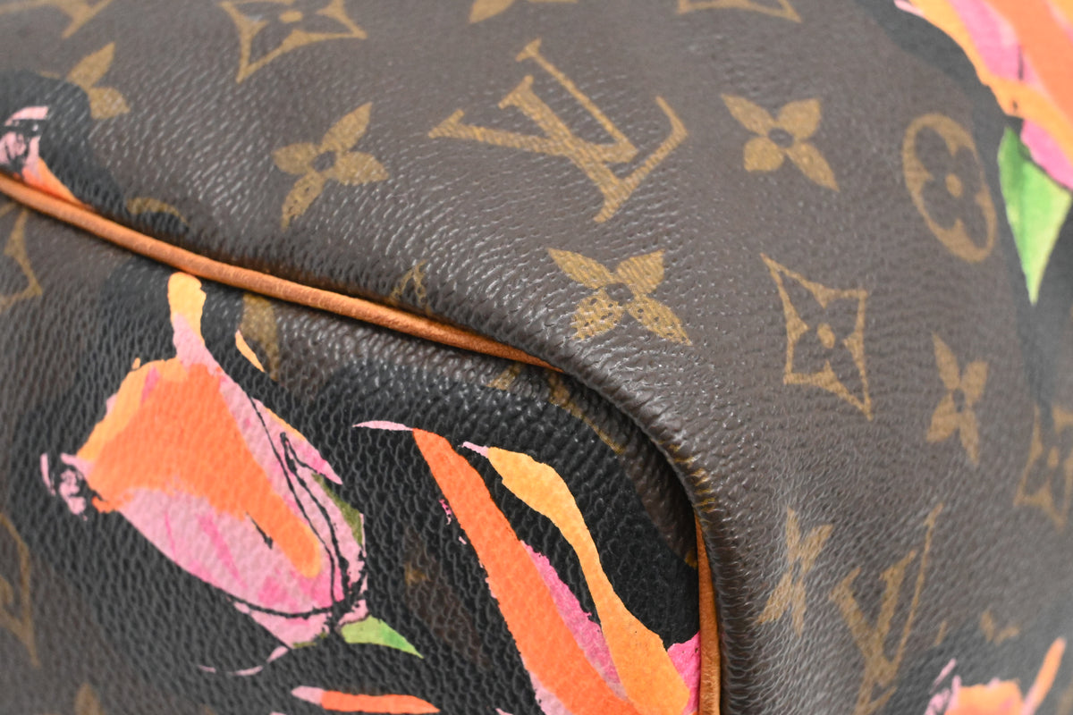 Louis Vuitton x Stephen Sprouse Speedy 30 in Roses Monogram Canvas