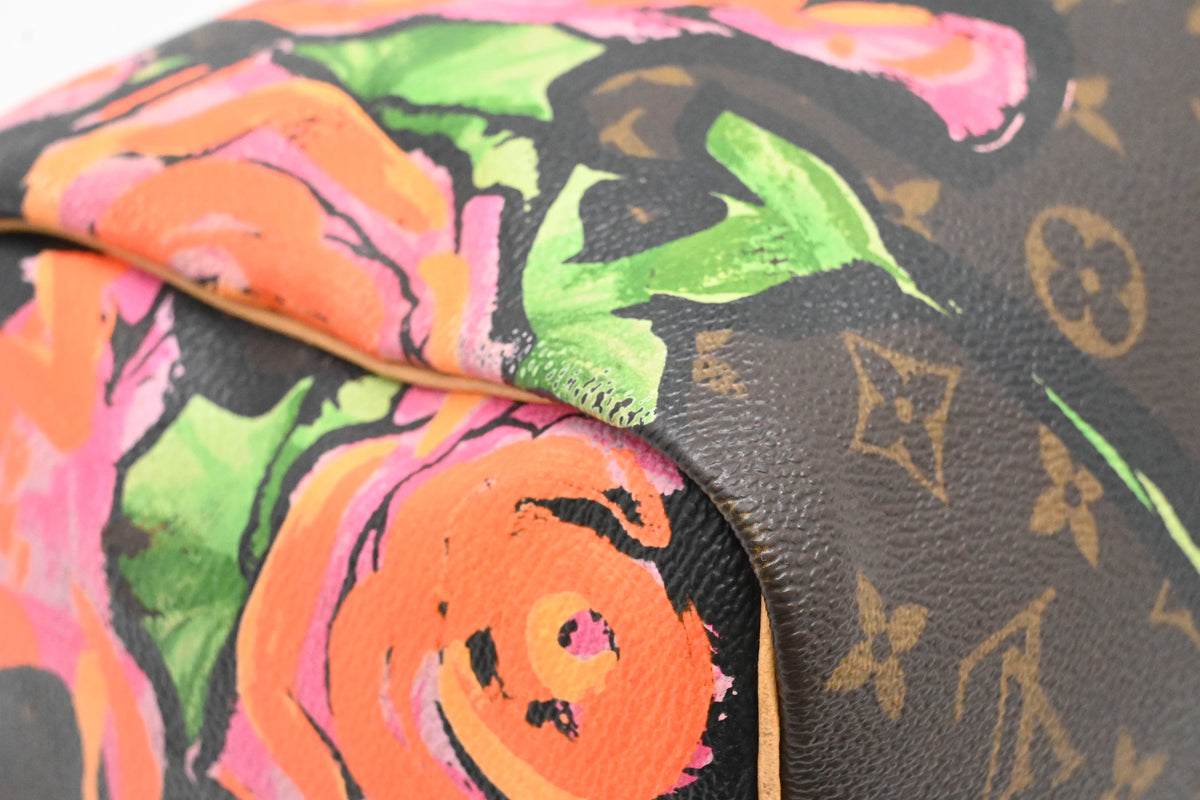 Louis Vuitton x Stephen Sprouse Speedy 30 in Roses Monogram Canvas