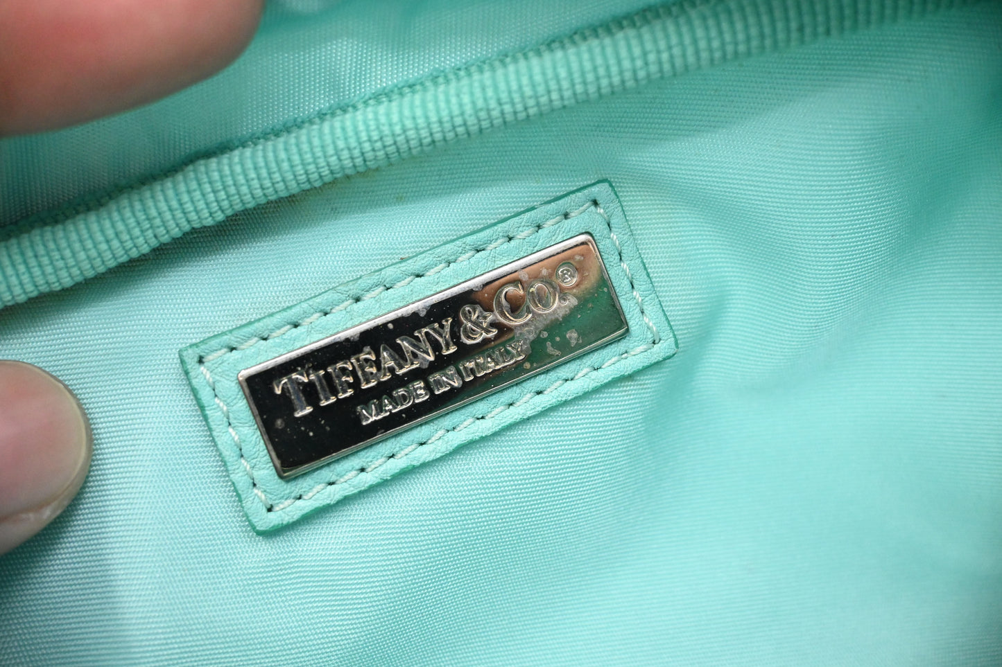 Tiffany & Co. Pouch in Tiffany Blue Nylon