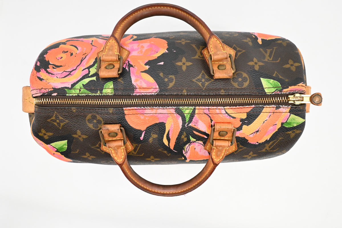 Louis Vuitton x Stephen Sprouse Speedy 30 in Roses Monogram Canvas