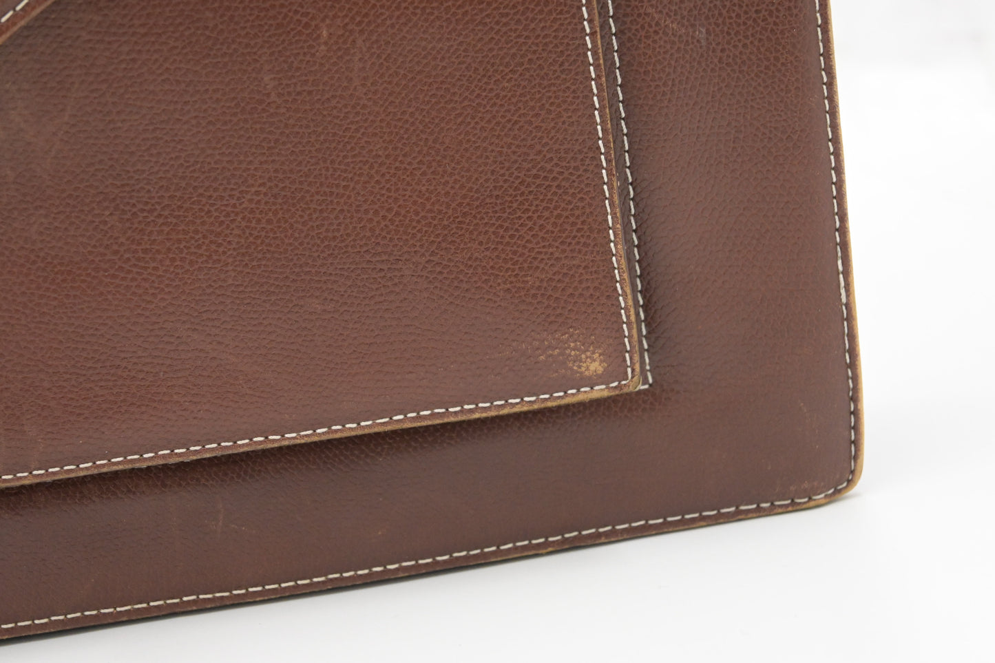 YSL Saint Laurent Business Bag in Brown Leather
