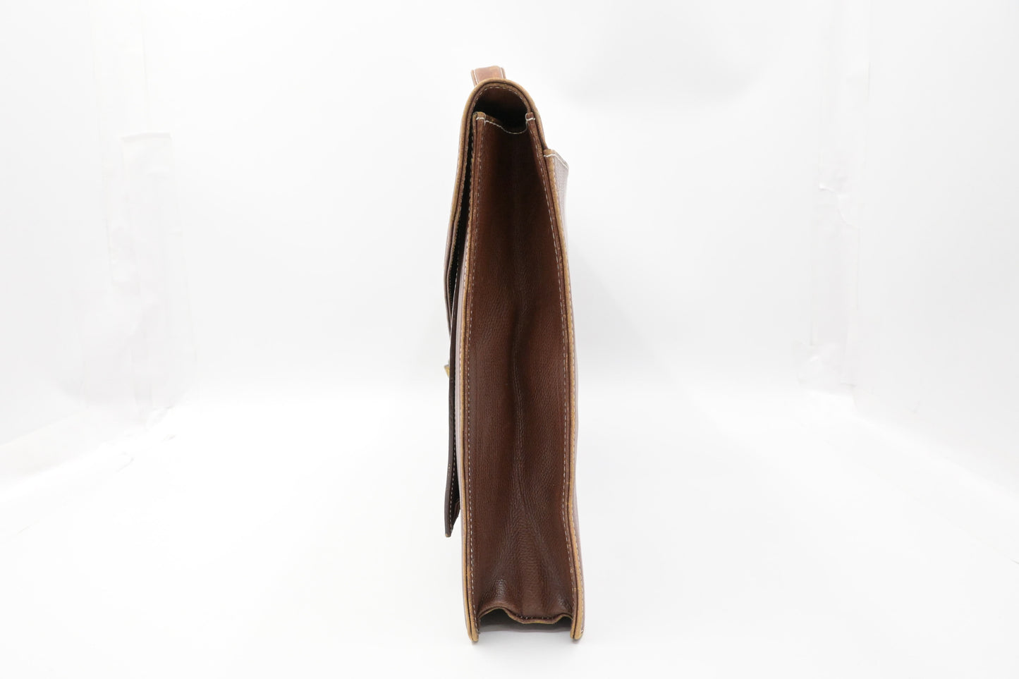 YSL Saint Laurent Business Bag in Brown Leather