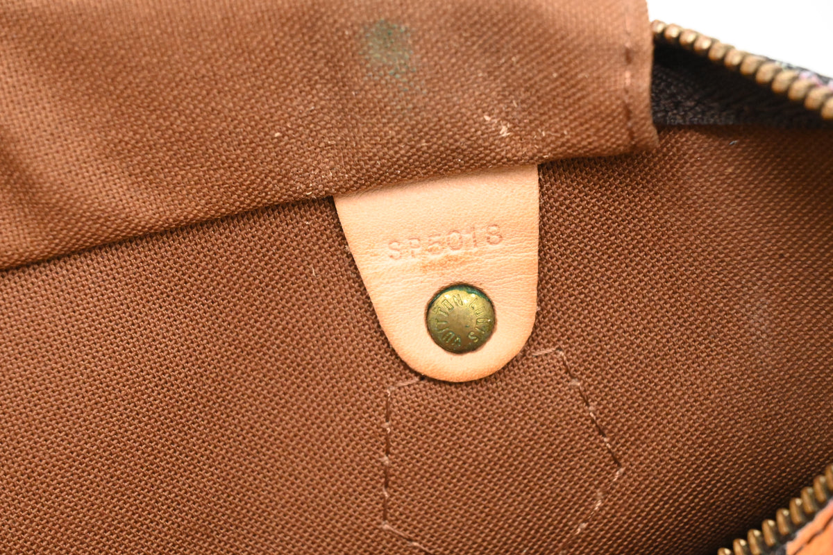 Louis Vuitton x Stephen Sprouse Speedy 30 in Roses Monogram Canvas