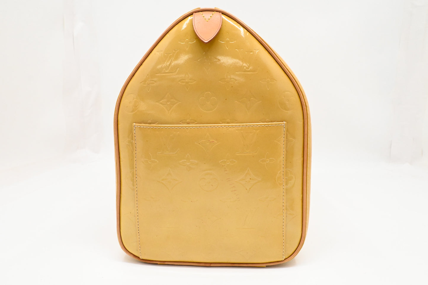 Louis Vuitton Keepall 45 in Yellow Vernis Leather
