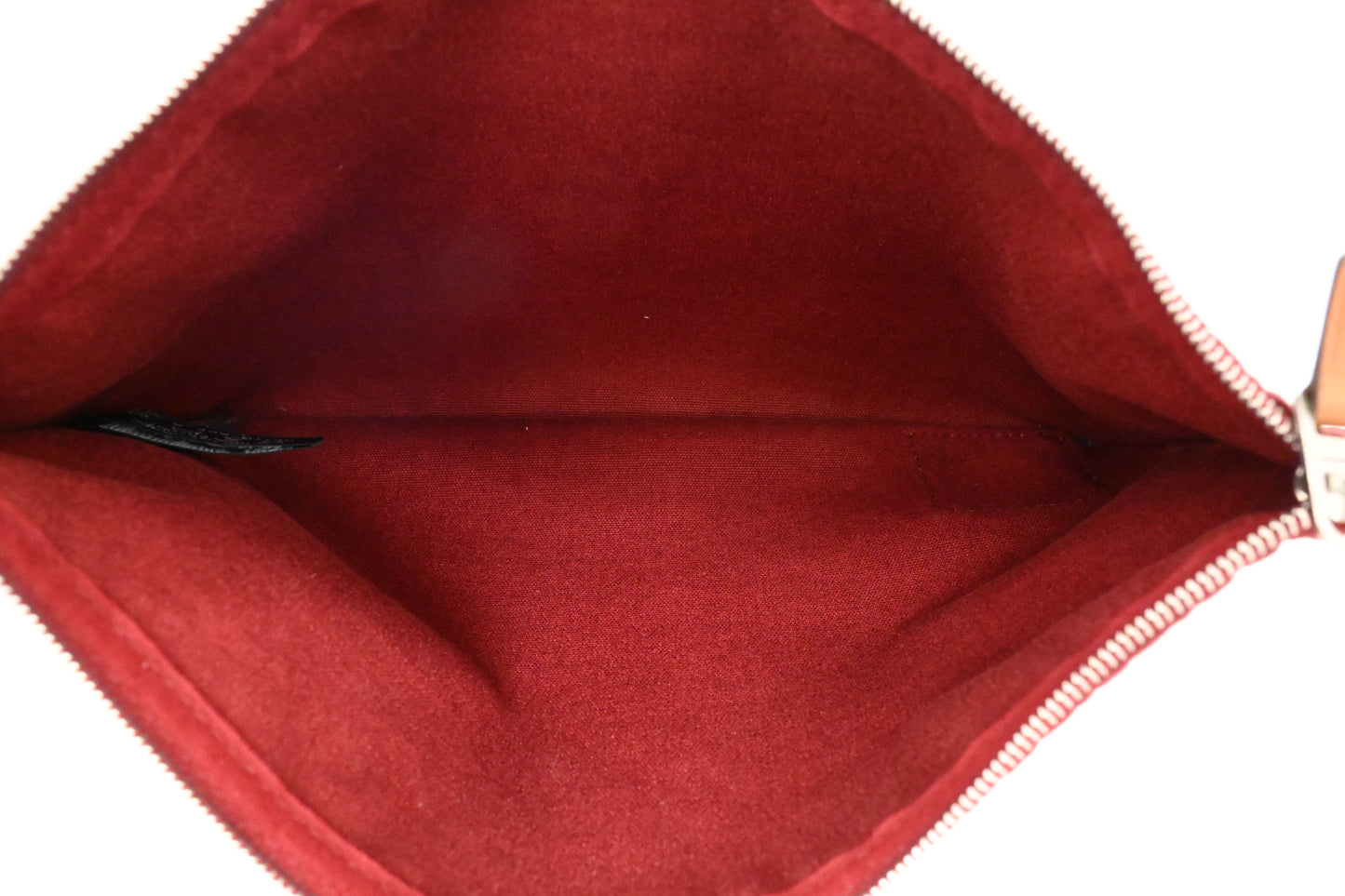 Hermes L'échappée Belle 2009 Pouch in Red Canvas