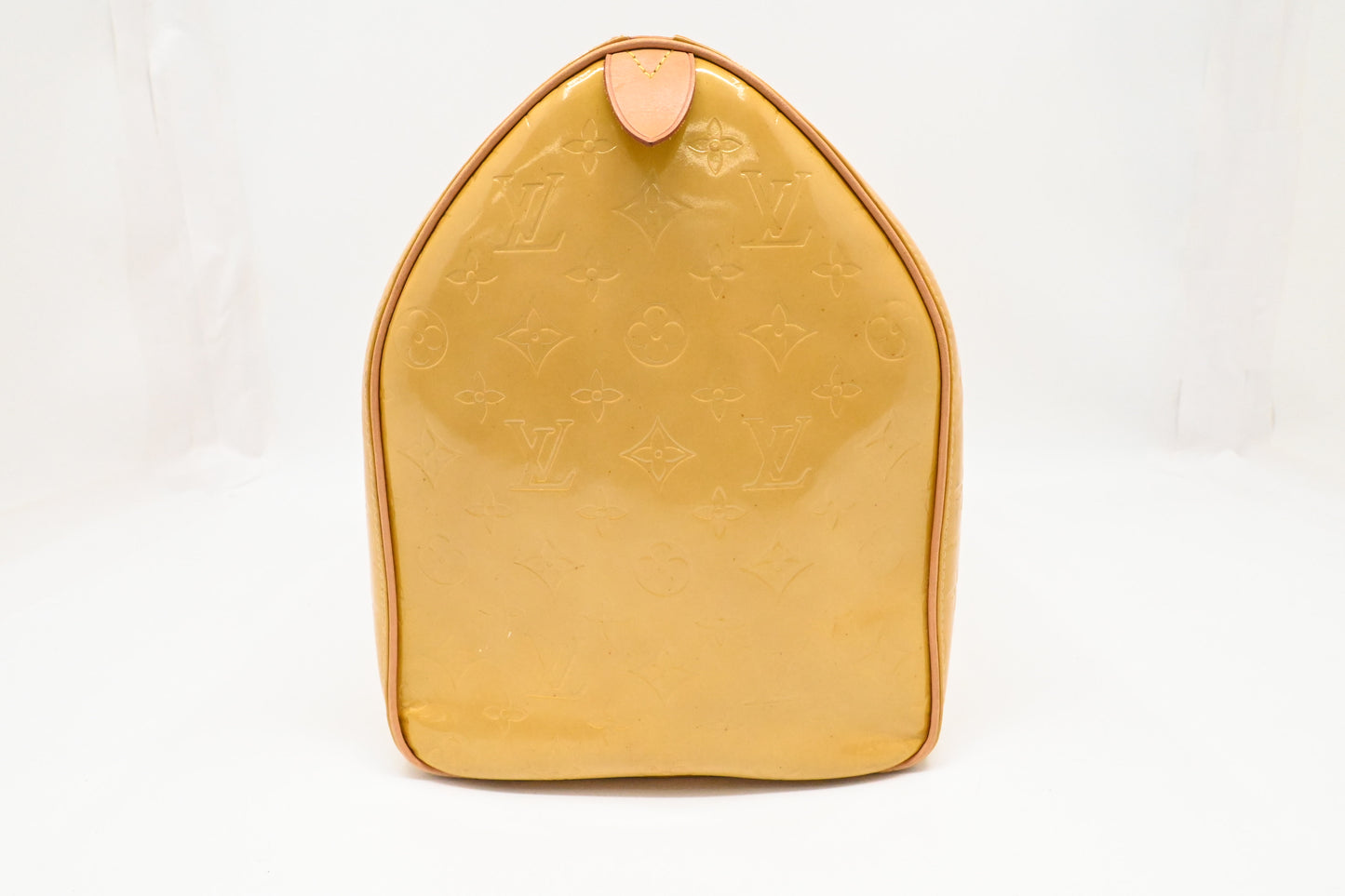 Louis Vuitton Keepall 45 in Yellow Vernis Leather