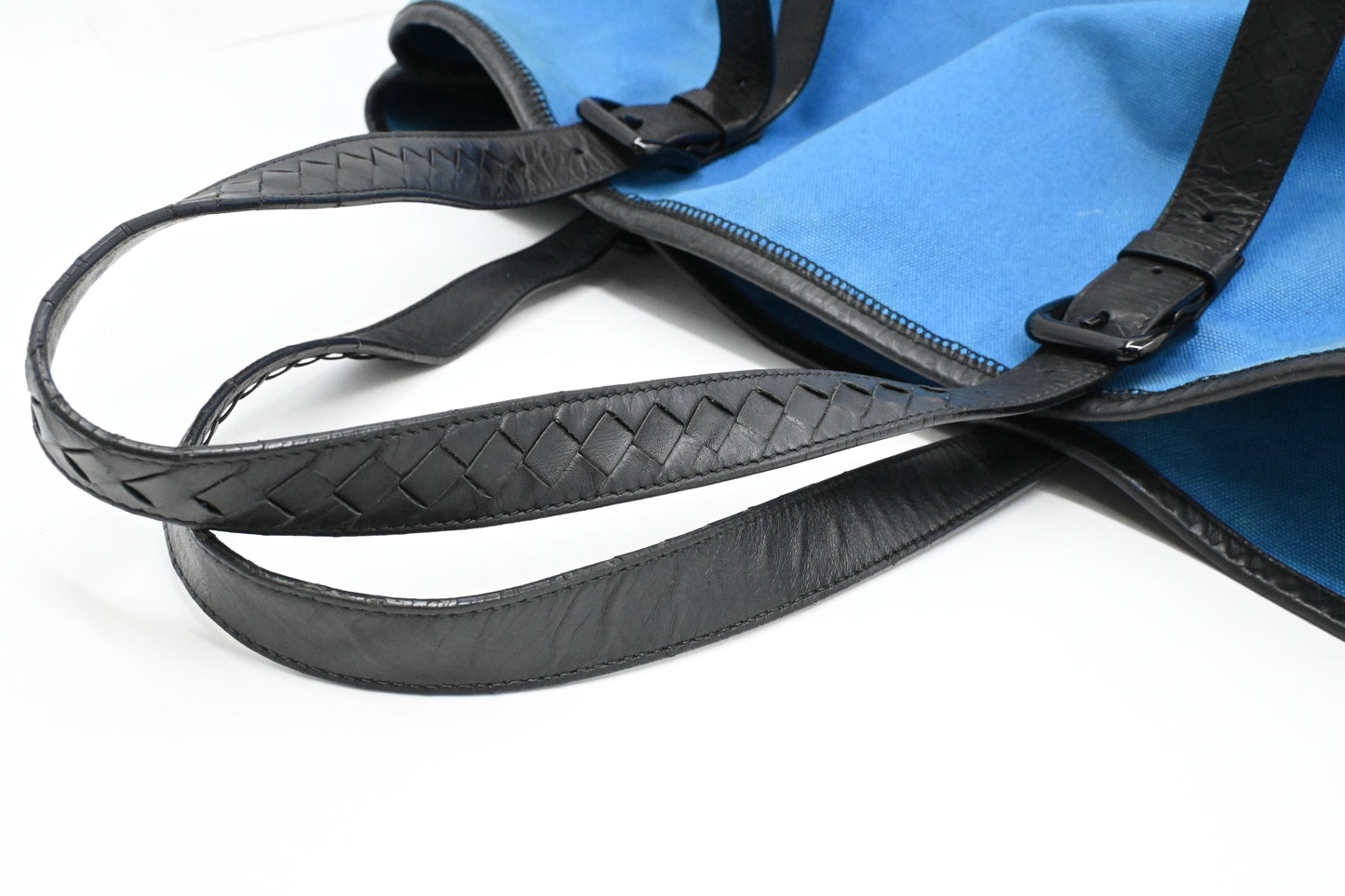 Bottega Veneta Large Tote in Blue Canvas