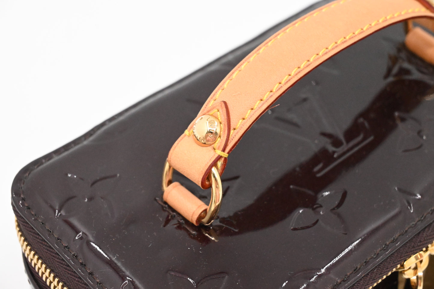 Louis Vuitton Jewelry Case in Amarante Vernis