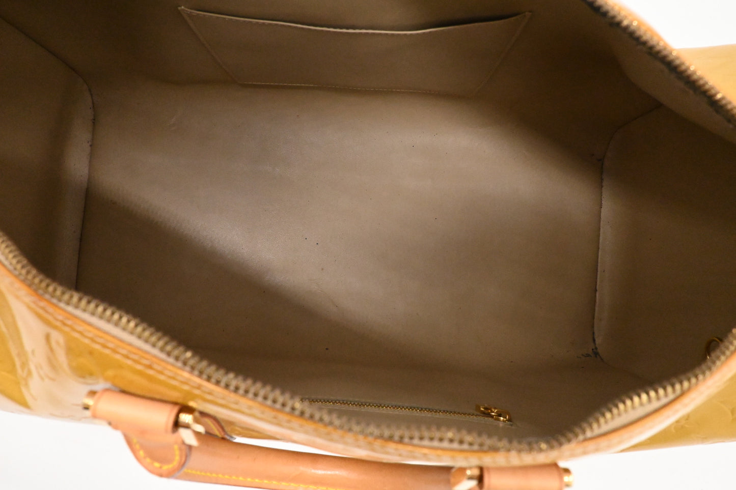 Louis Vuitton Keepall 45 in Yellow Vernis Leather