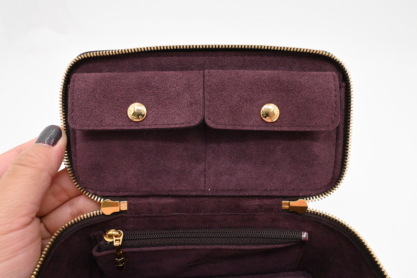 Louis Vuitton Jewelry Case in Amarante Vernis