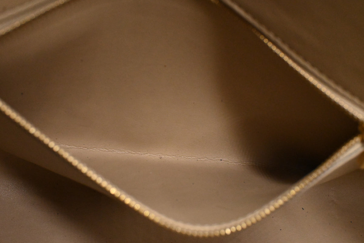 Louis Vuitton Keepall 45 in Yellow Vernis Leather