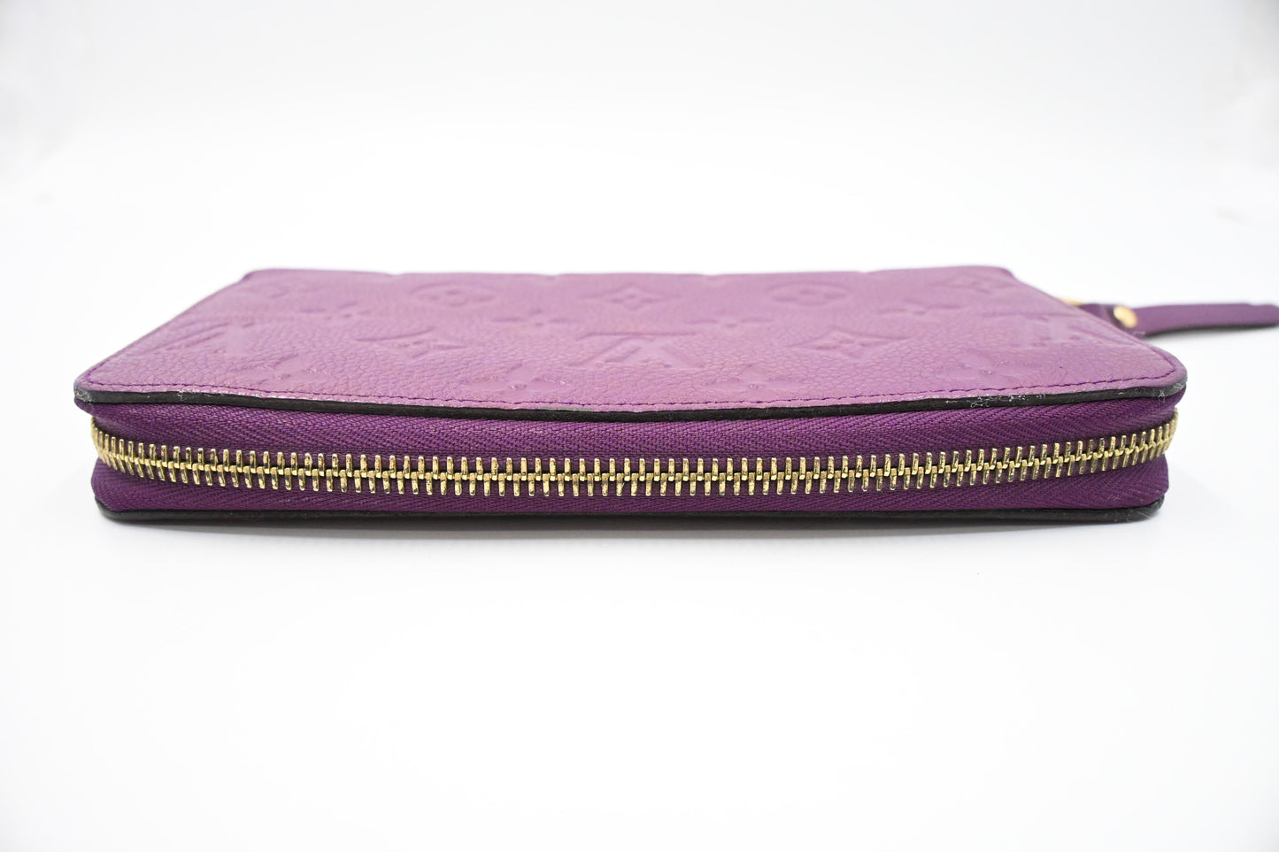 Louis Vuitton Zippy Wallet in Purple Empreinte Leather