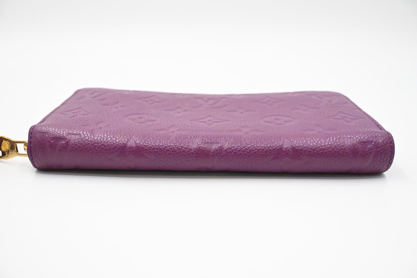 Louis Vuitton Zippy Wallet in Purple Empreinte Leather