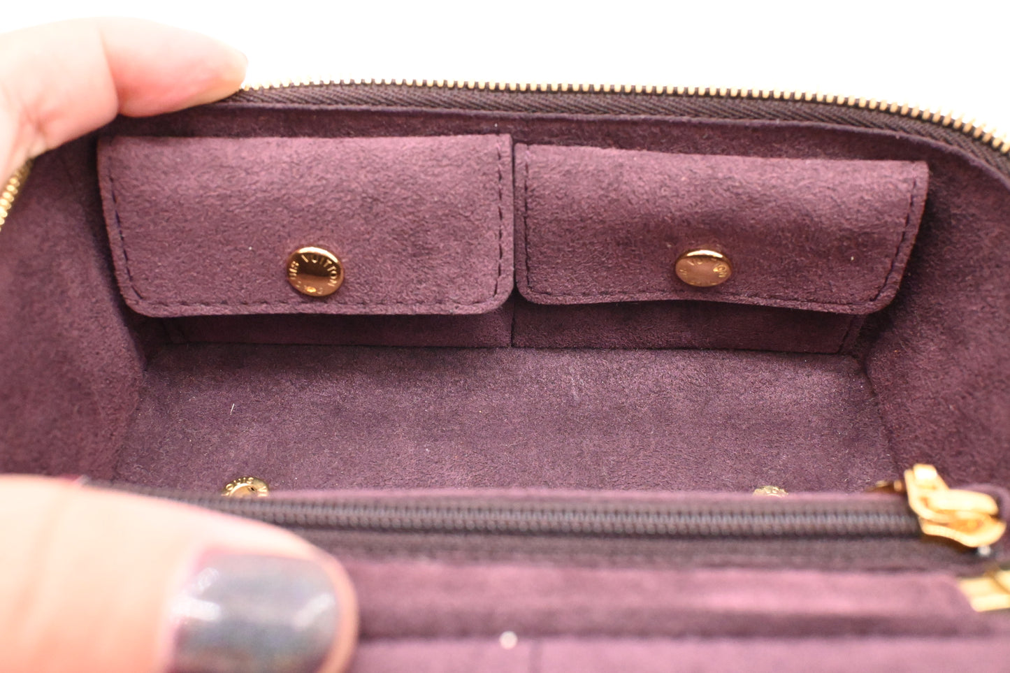 Louis Vuitton Jewelry Case in Amarante Vernis