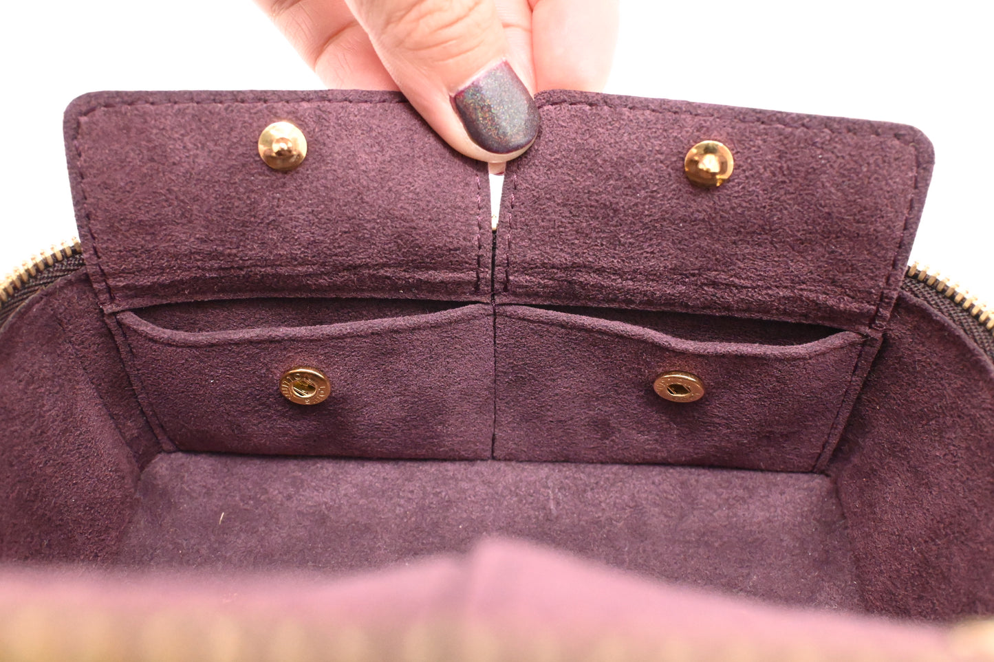 Louis Vuitton Jewelry Case in Amarante Vernis