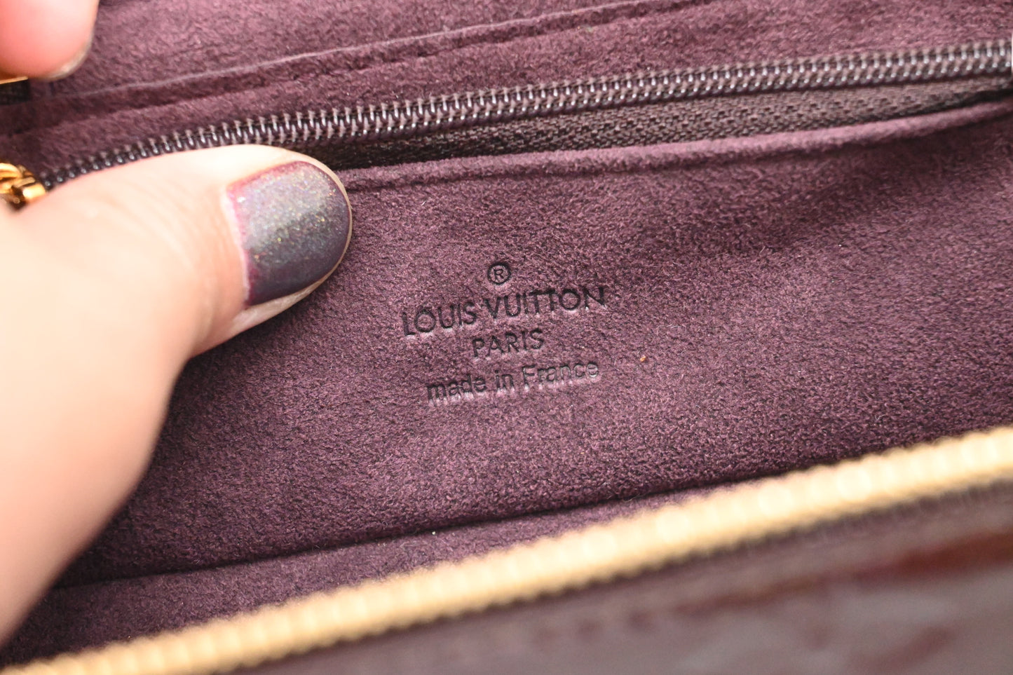 Louis Vuitton Jewelry Case in Amarante Vernis