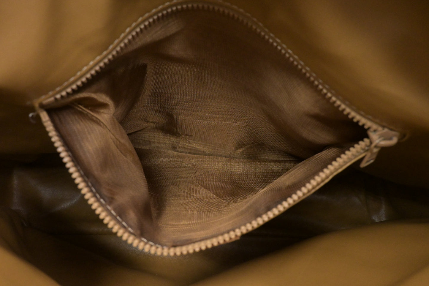Celine Shoulder Bag in Brown Macadam Canvas