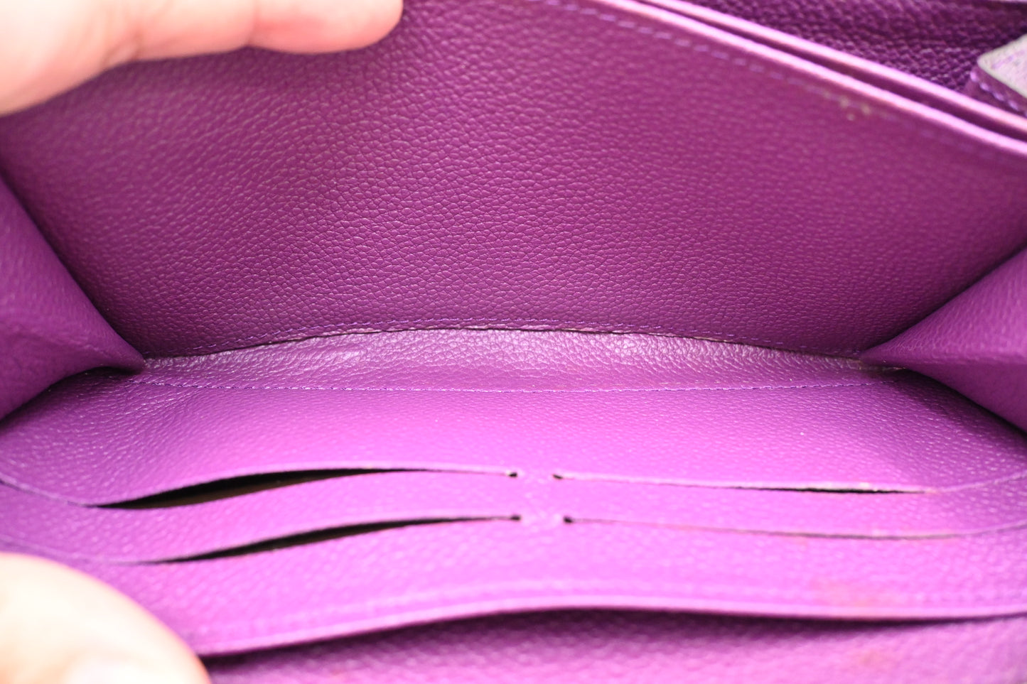 Louis Vuitton Zippy Wallet in Purple Empreinte Leather