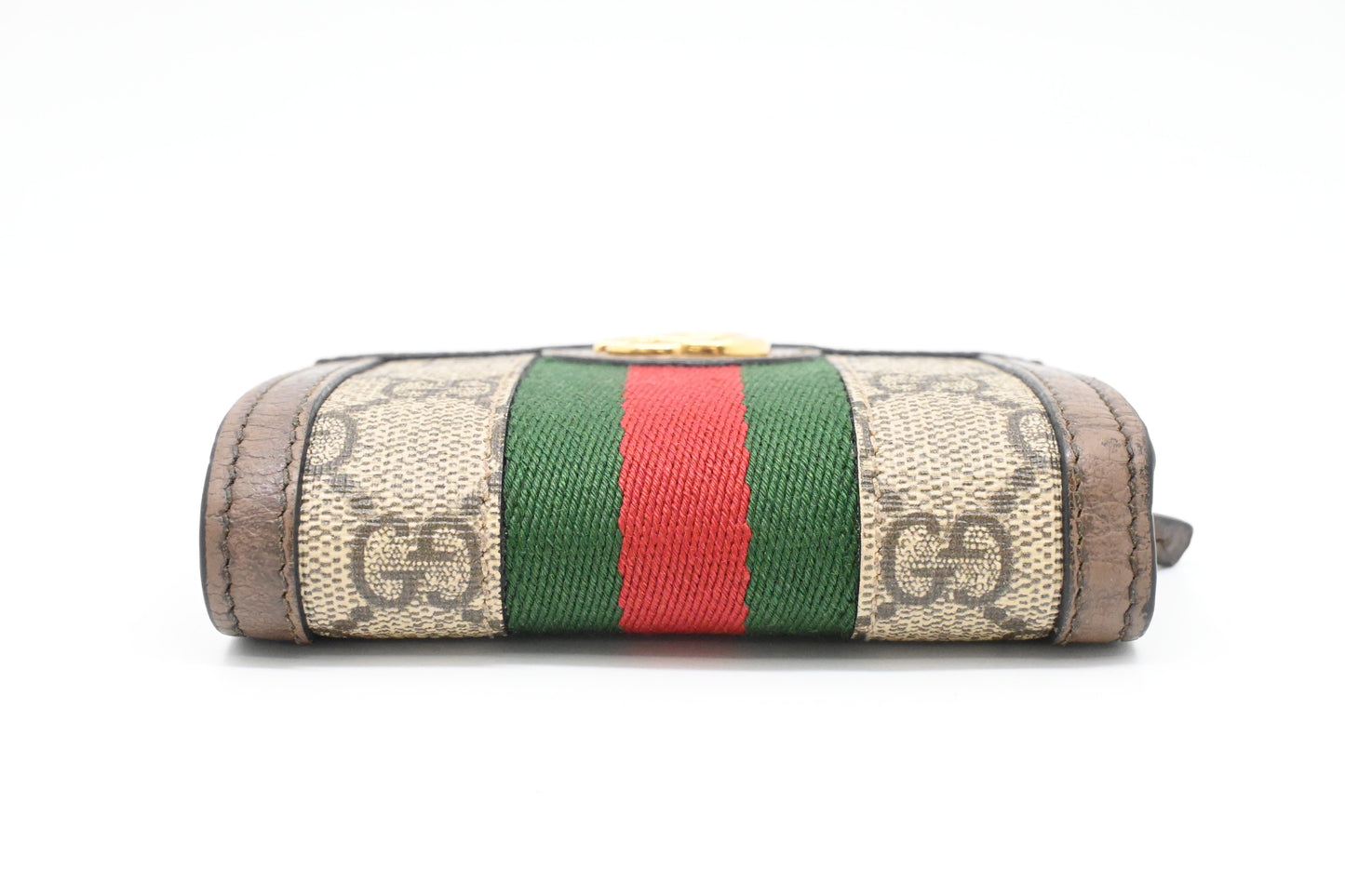 Gucci Card Case Wallet in GG Supreme Canvas