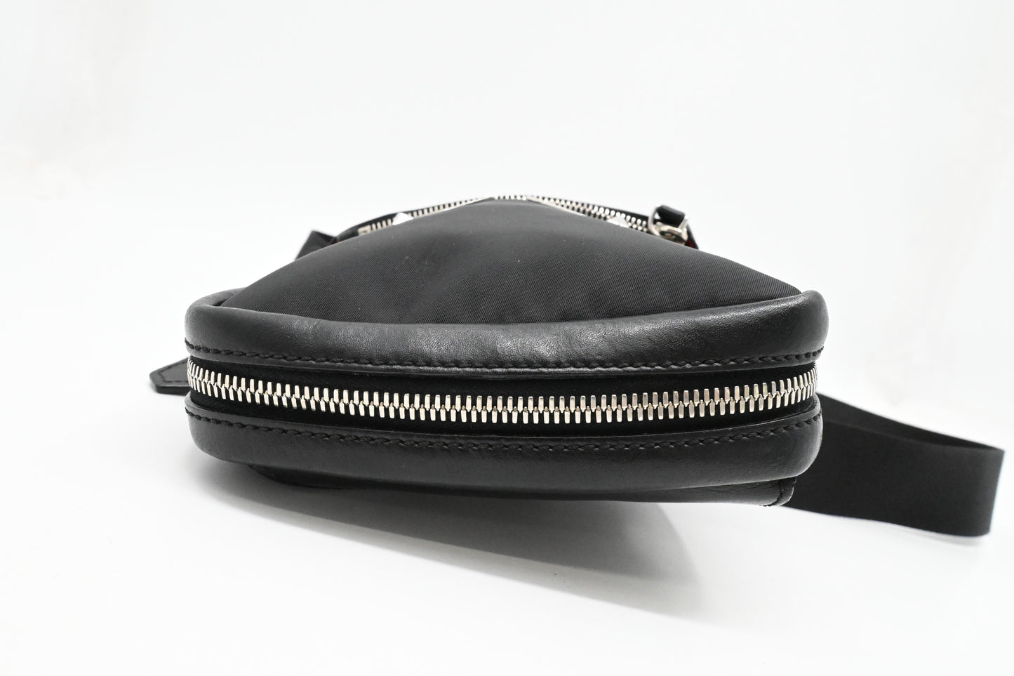 Fendi Monster Crossbody Bag in Black Nylon and Leather