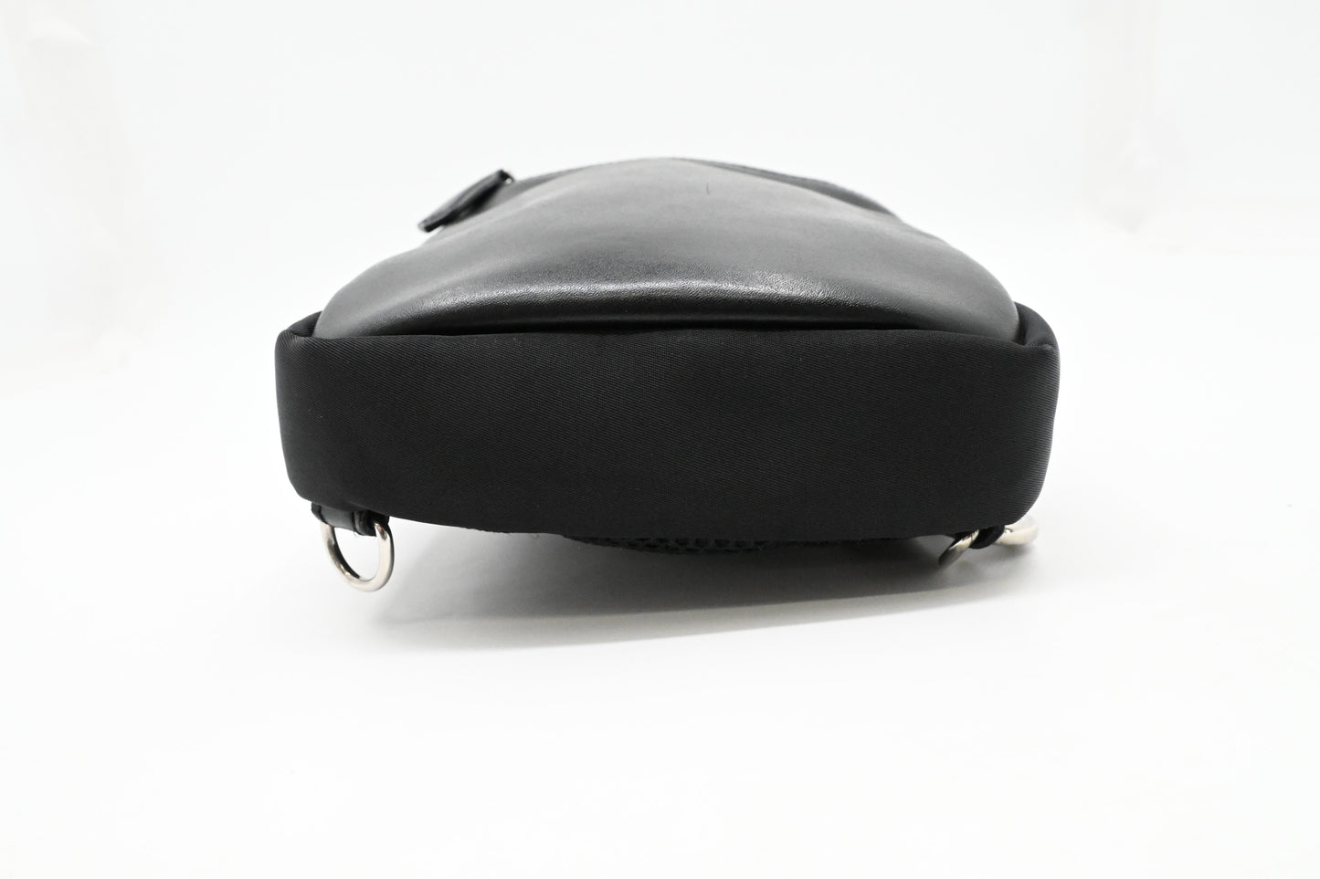 Fendi Monster Crossbody Bag in Black Nylon and Leather