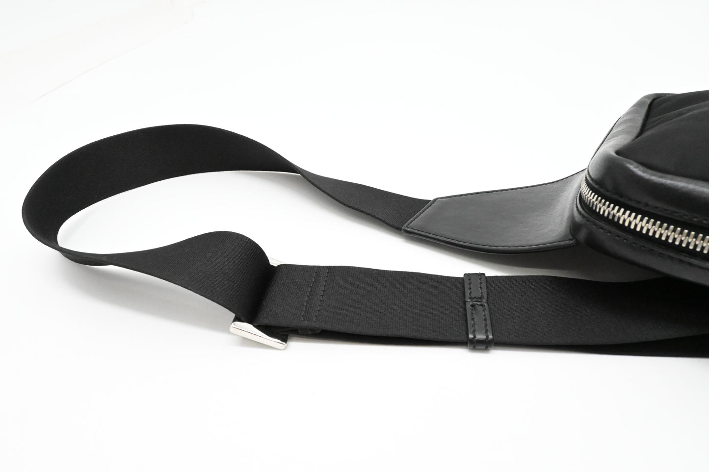 Fendi Monster Crossbody Bag in Black Nylon and Leather