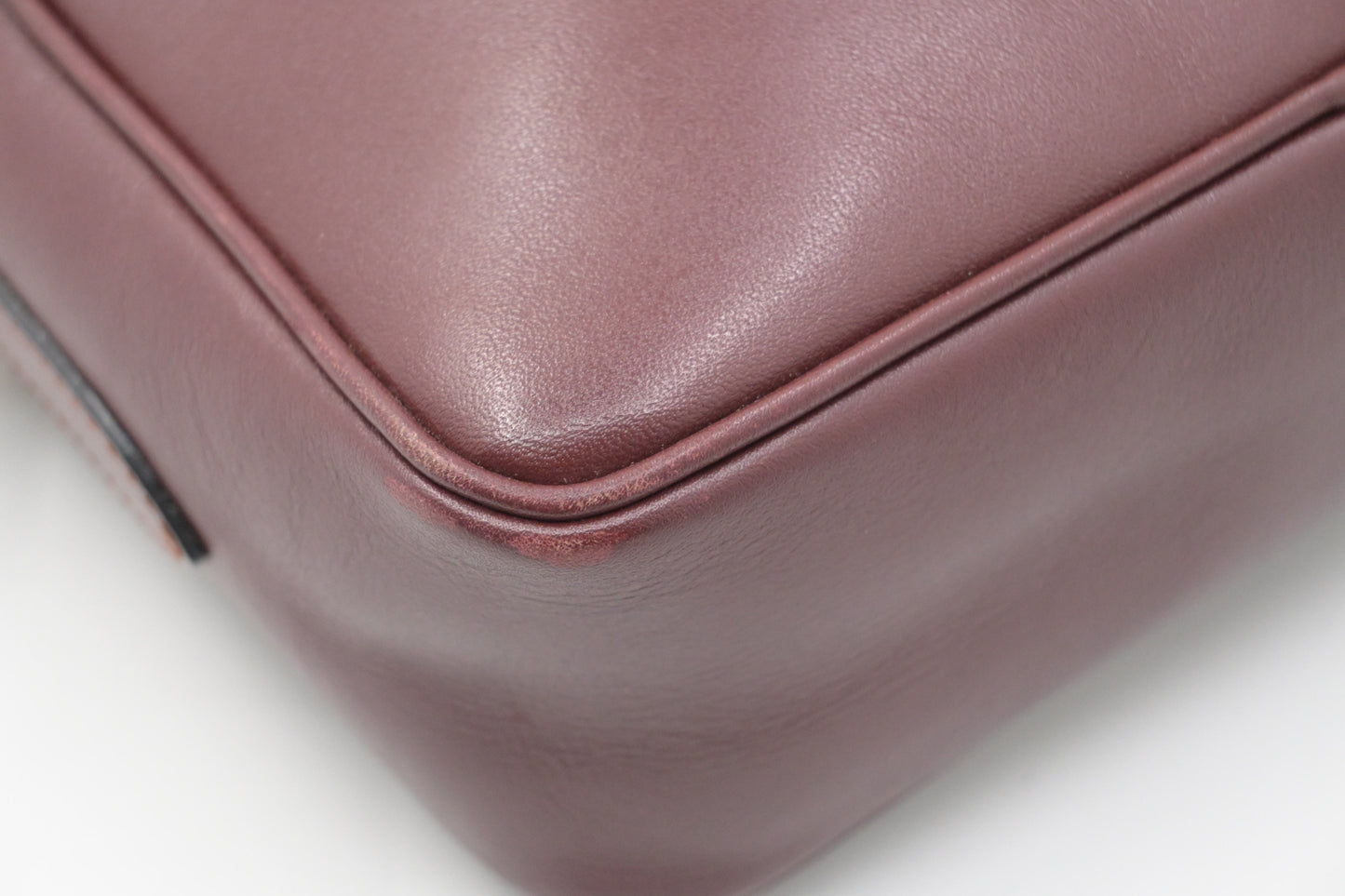 Cartier Crossbody Bag in Burgundy Leather