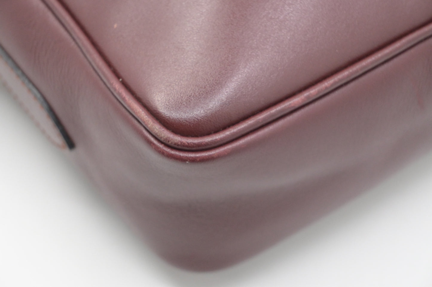 Cartier Crossbody Bag in Burgundy Leather