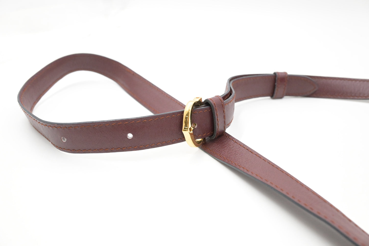 Cartier Crossbody Bag in Burgundy Leather