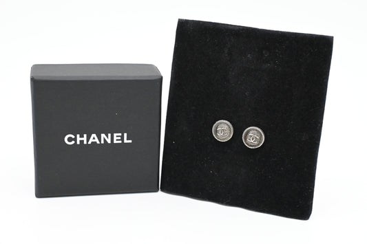 Chanel CC Stud Earrings