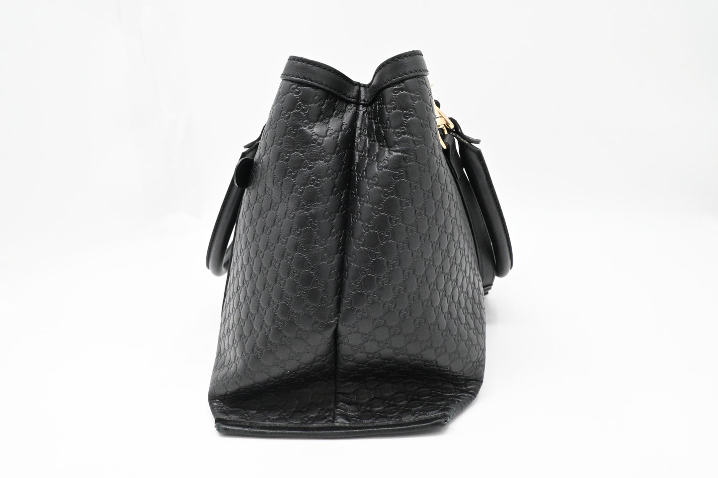 Gucci Handbag in Black Microguccissima Leather