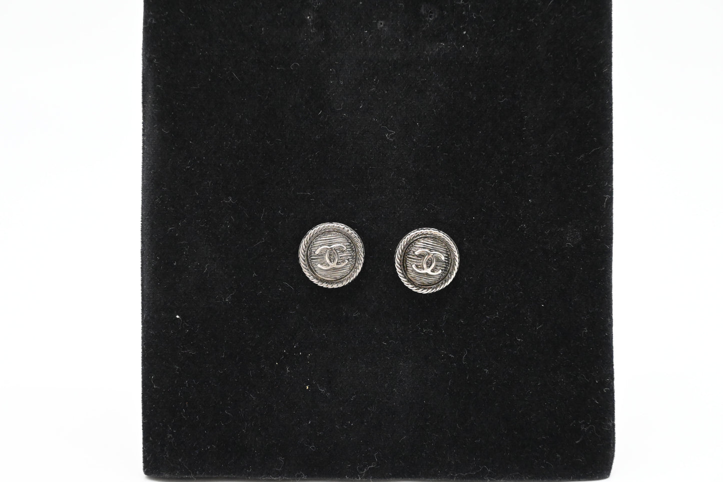 Chanel CC Stud Earrings