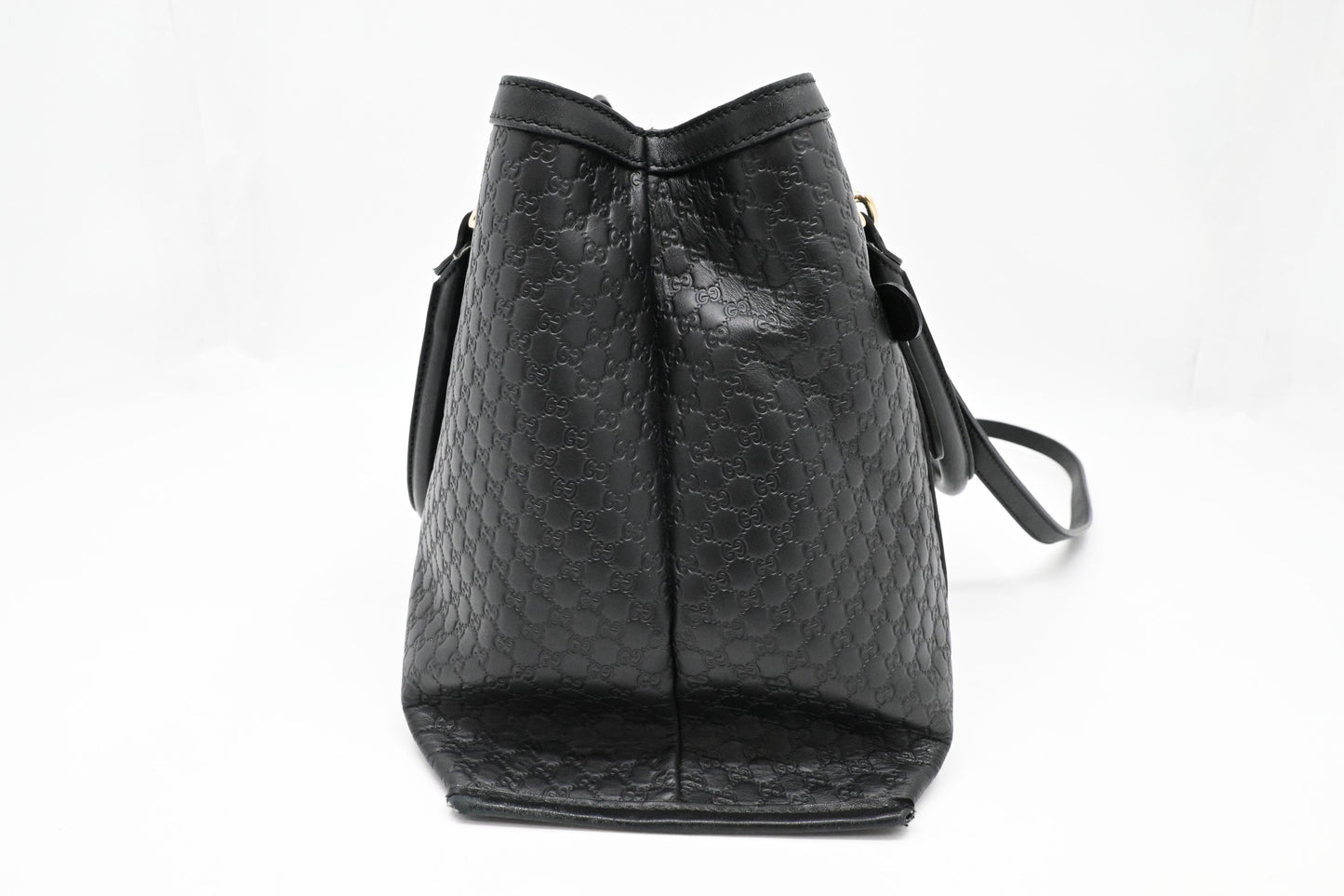 Gucci Handbag in Black Microguccissima Leather