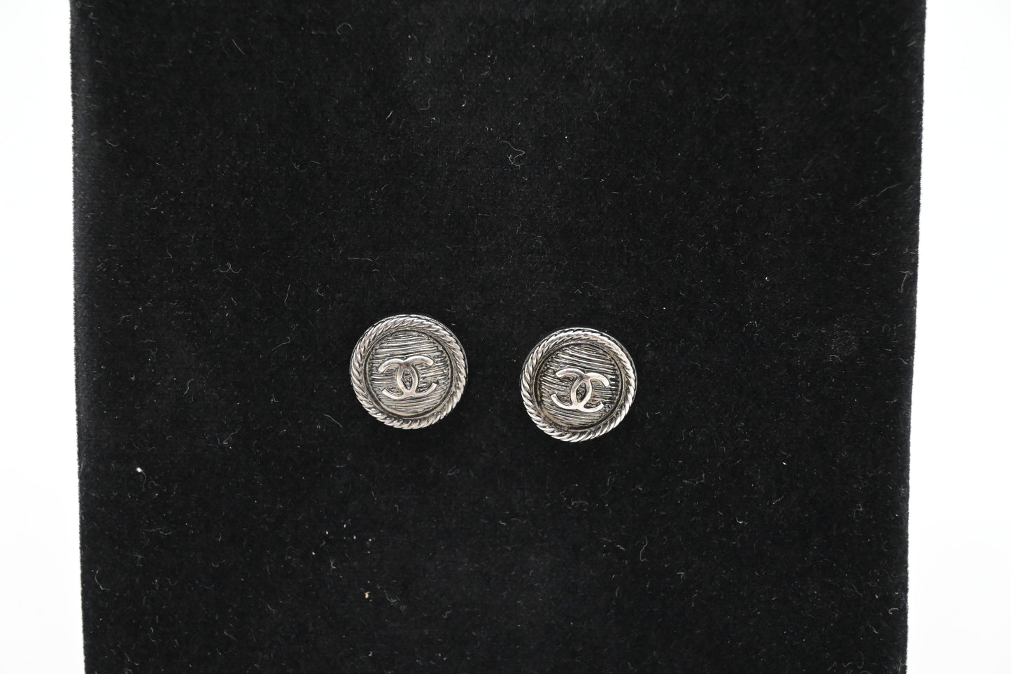 Chanel CC Stud Earrings