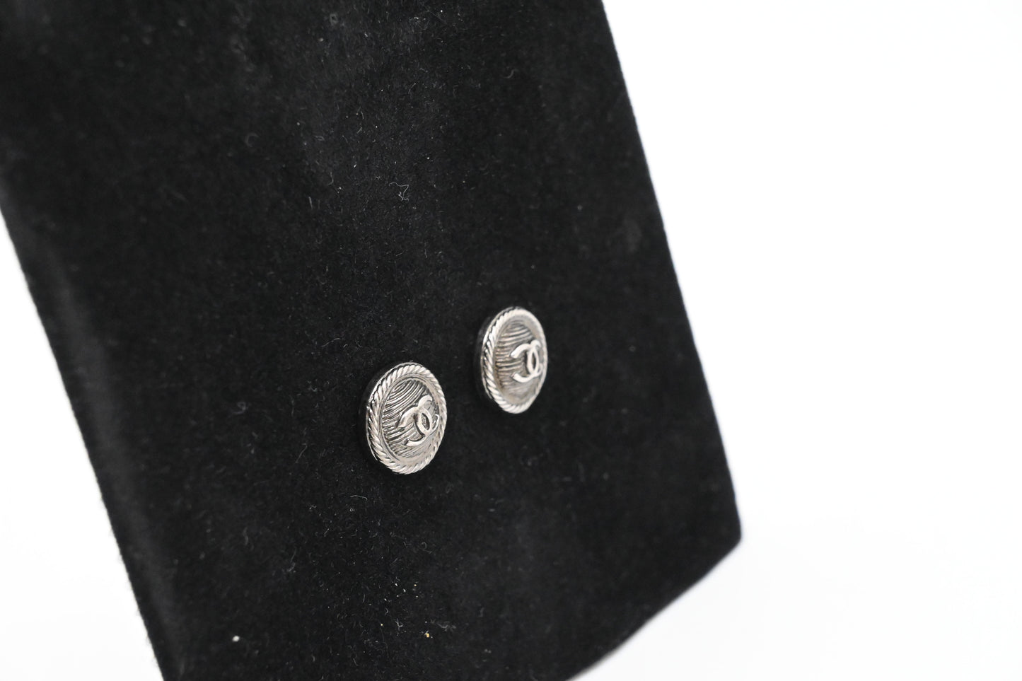 Chanel CC Stud Earrings