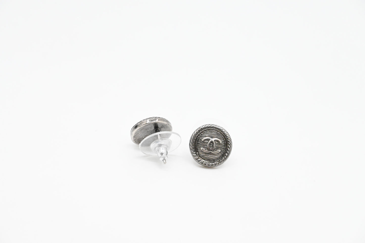 Chanel CC Stud Earrings